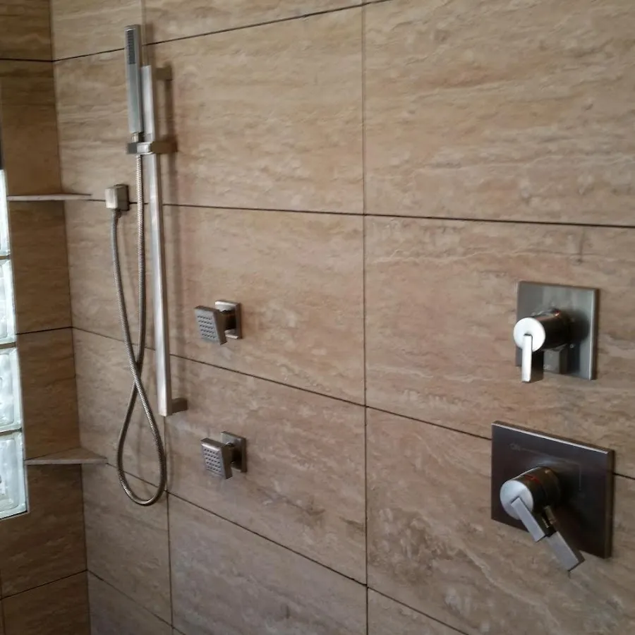 Shower fixture installation for Water Heater Installation in Belmont